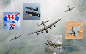 Stunning line-up of iconic RAF aircraft join the RAF Cosford Air Show flying display